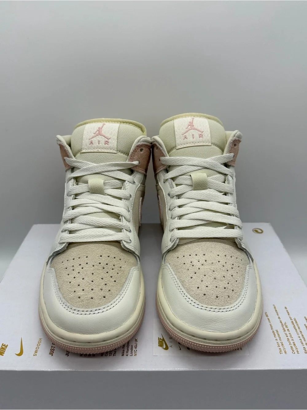 Nike Air Jordan 1 Mid SE Coconut Legend Pink FQ1826-161 Women’s Size 6